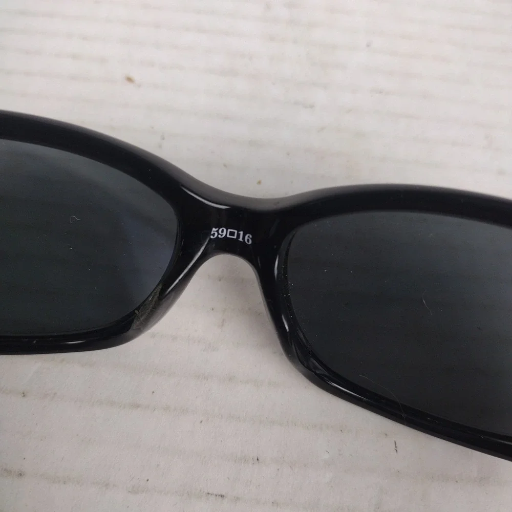 JIMMY CRYSTAL NEW YORK JCS911 BLACK AUTHENTIC SUNGLASSES 59-16